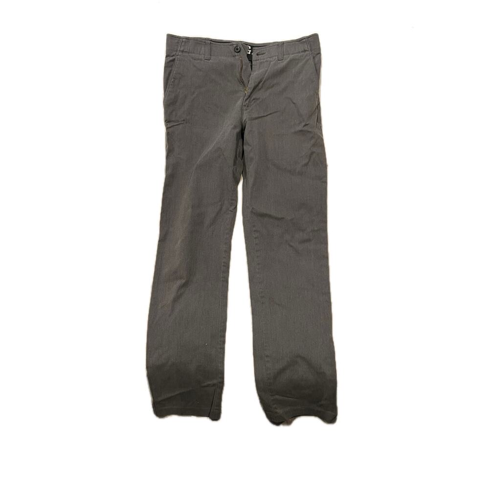 Haggar Sustainable Slim Fit Gray Poly Dress Pants Mens 32x34